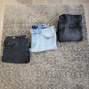 4 Jean Bundle: Size 32 x30, Three PacSun Pants, One by American Eagle
